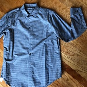 Calvin Klein Gray button down shirt